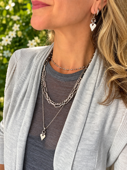 RUSTIC HEART NECKLACE