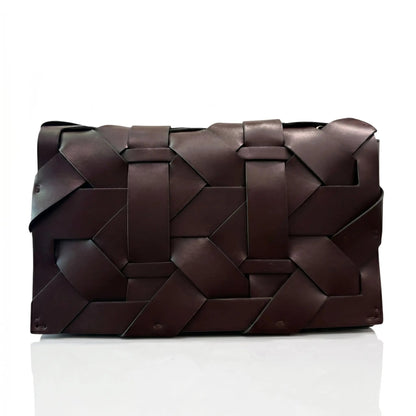 THE ZENOBIA WOVEN CLUTCH