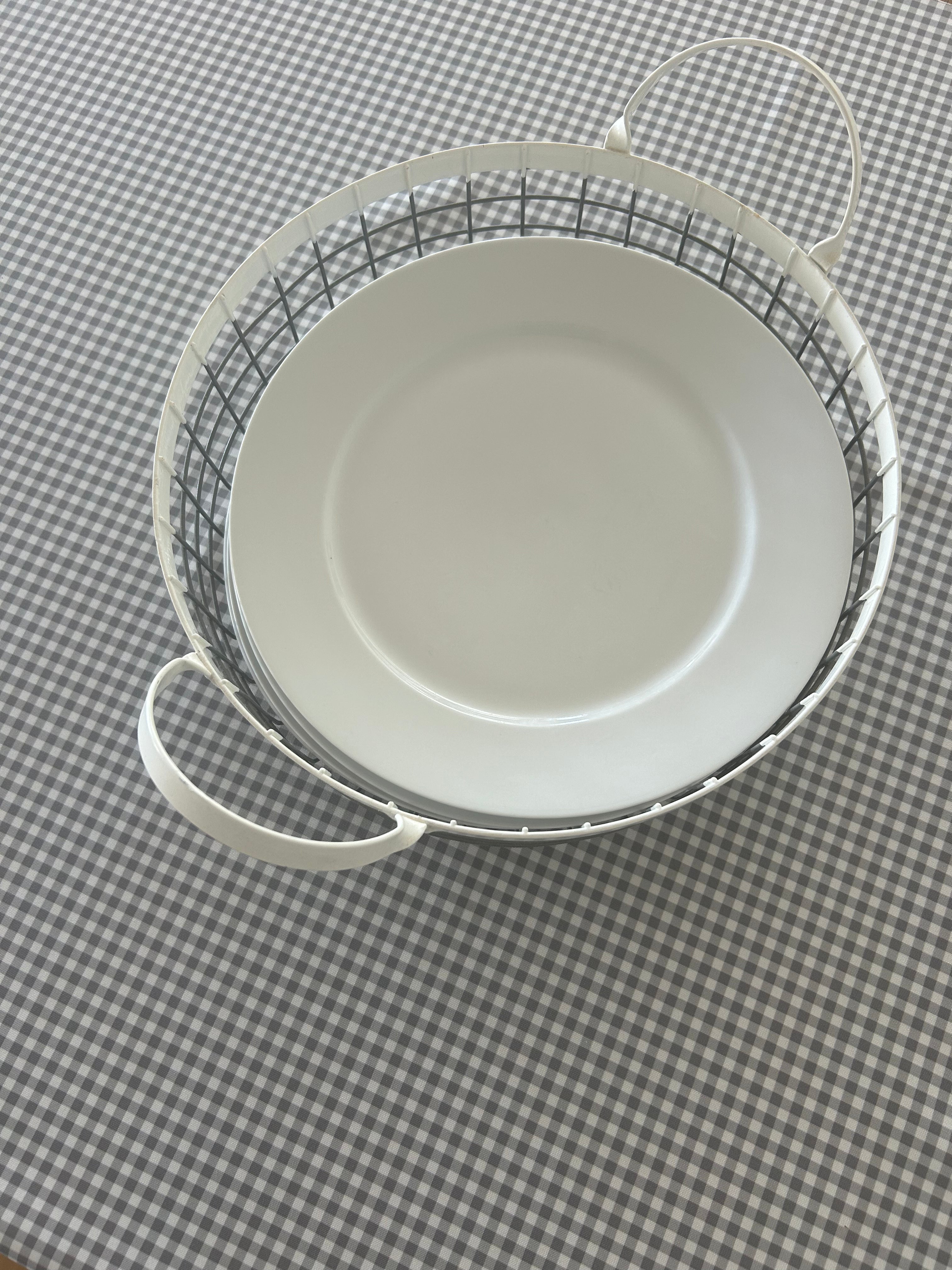 Picnic August Gingham - Gray