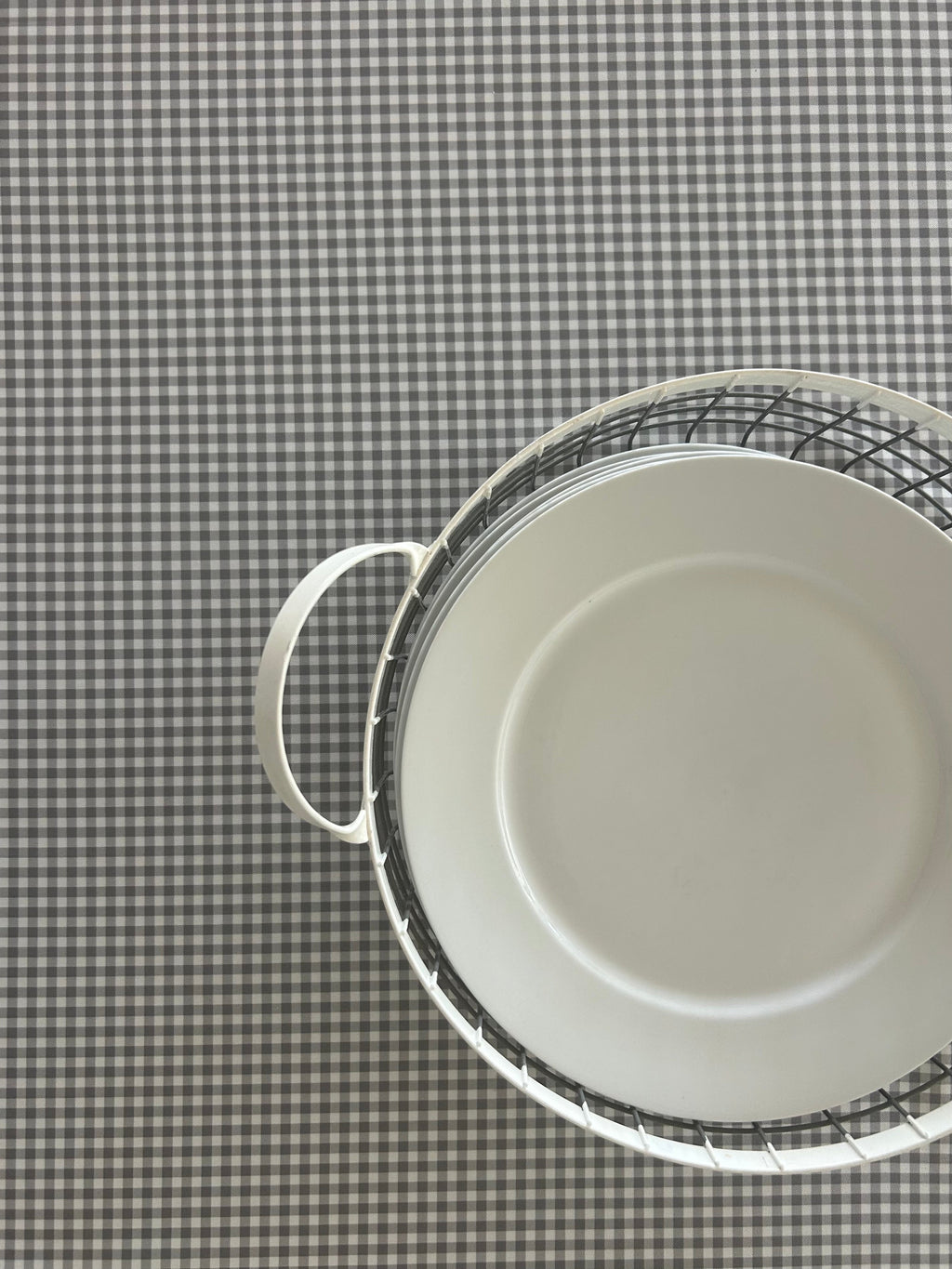 Everyday August Gingham - Gray