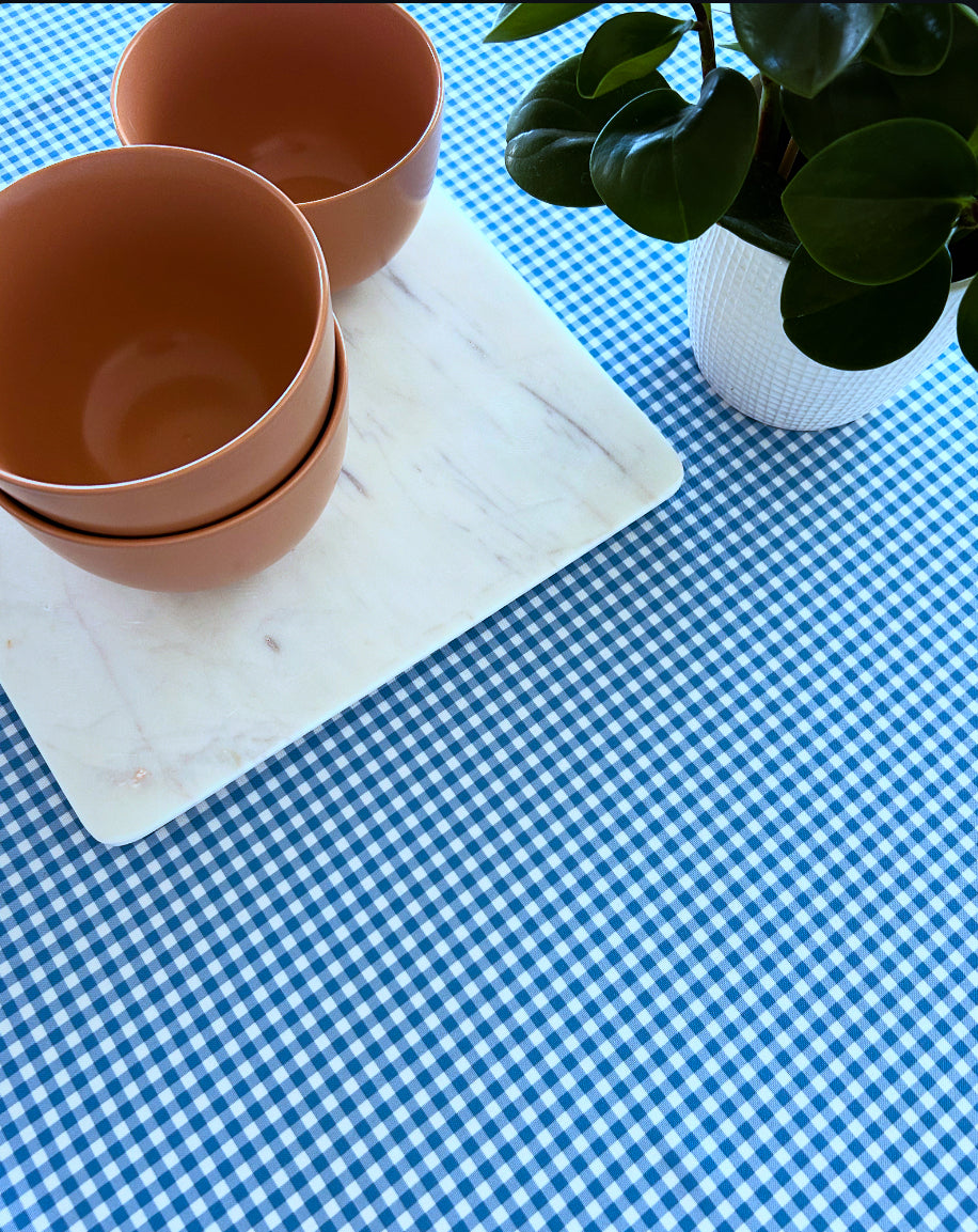 Picnic August Gingham - French Blue