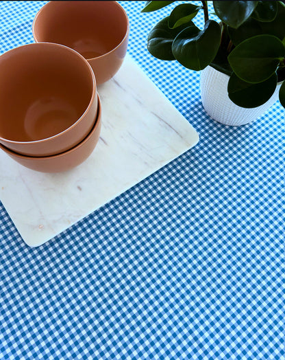 Picnic August Gingham - French Blue