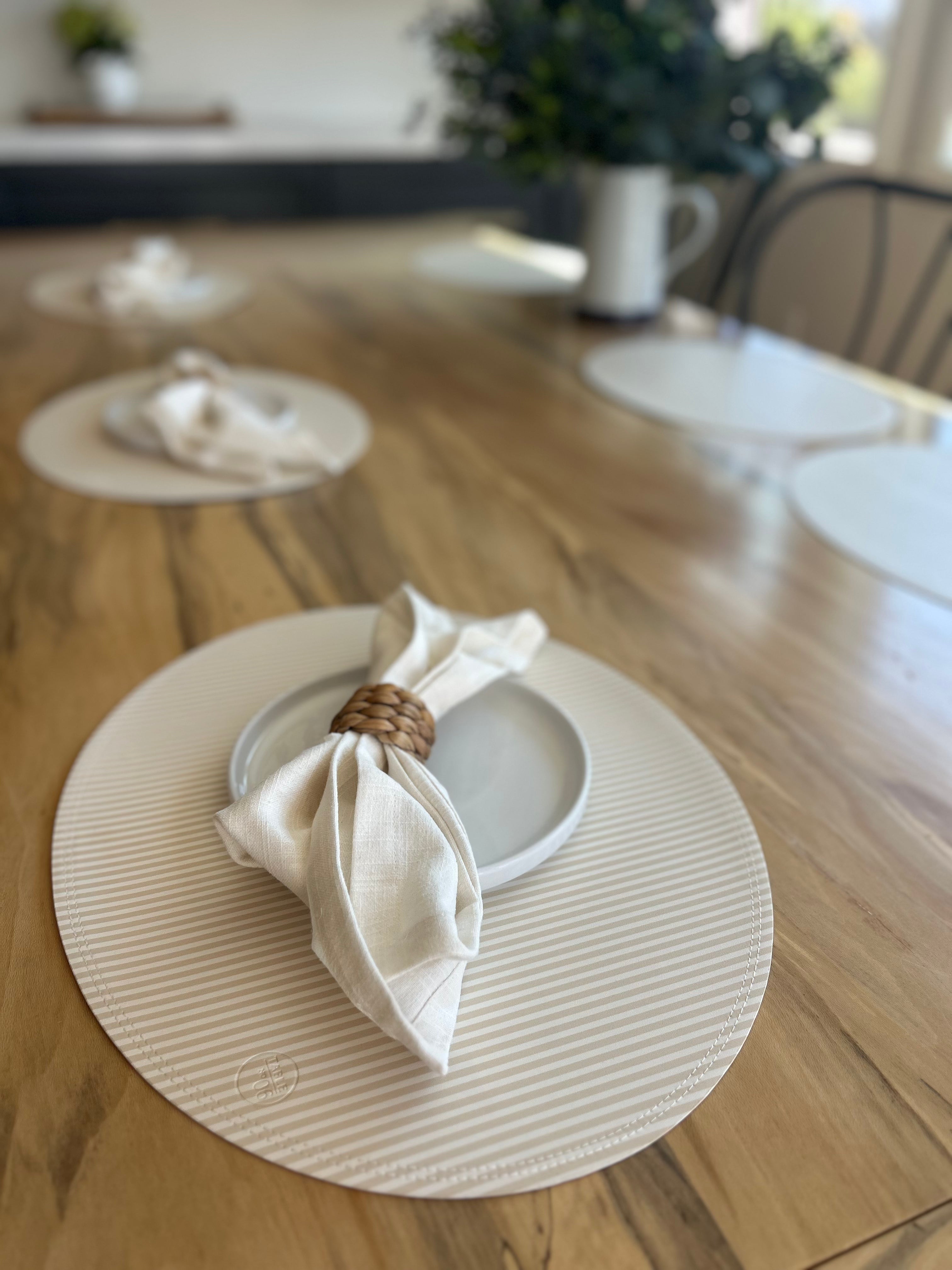 Placemat Set - Birch Stripe