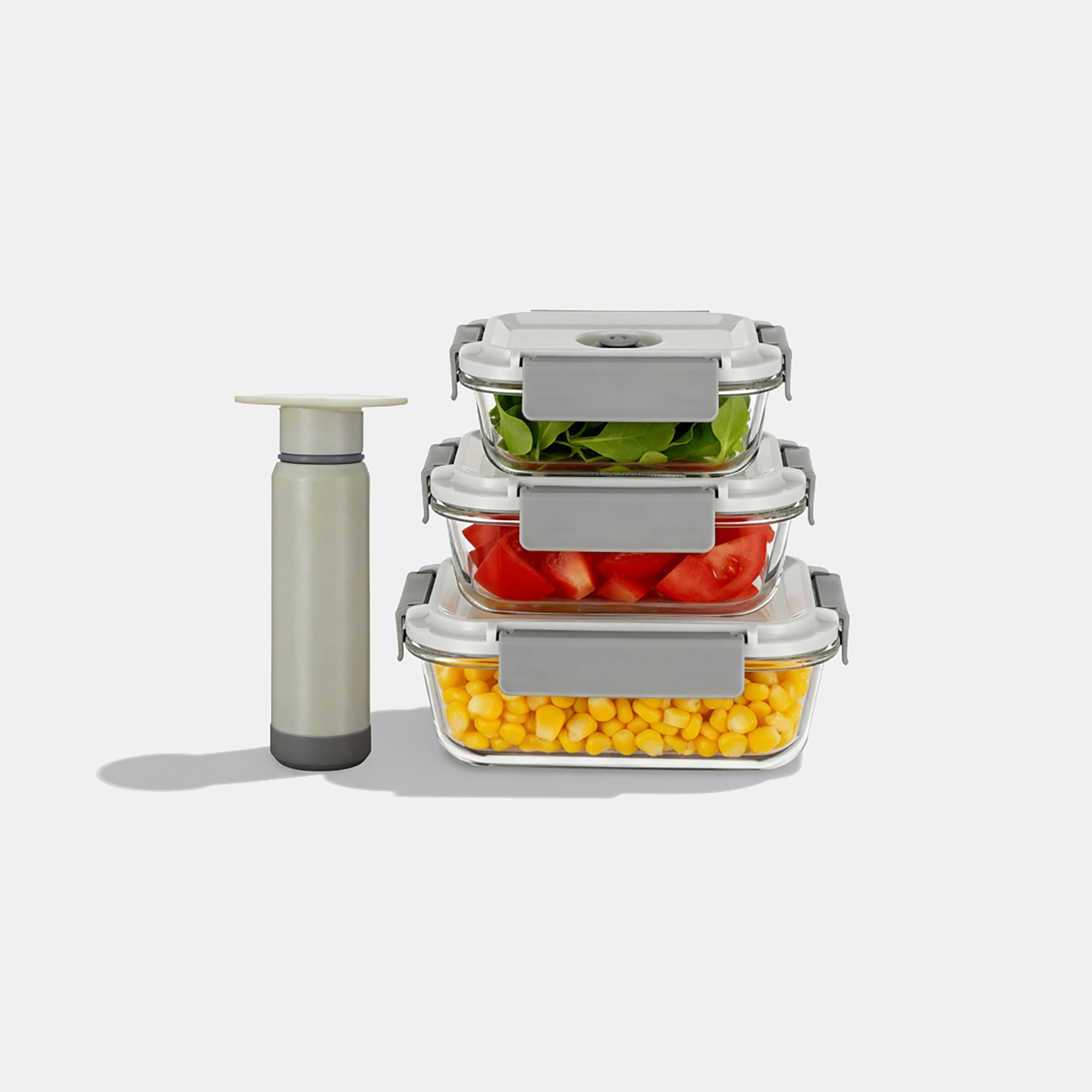 Vacuum Sealable Glass Container Set – Made by Main Street