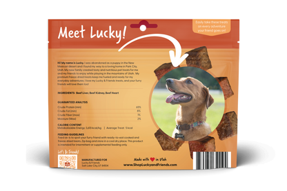Three Beef Organ Medley Dog Treat