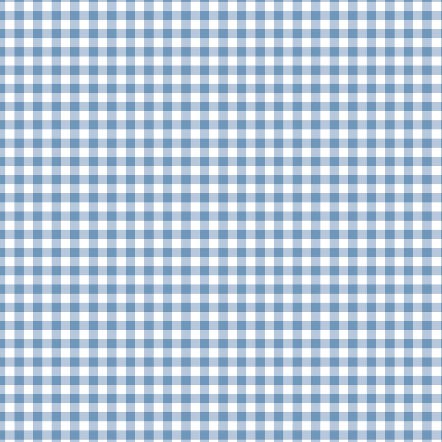 Picnic August Gingham - French Blue