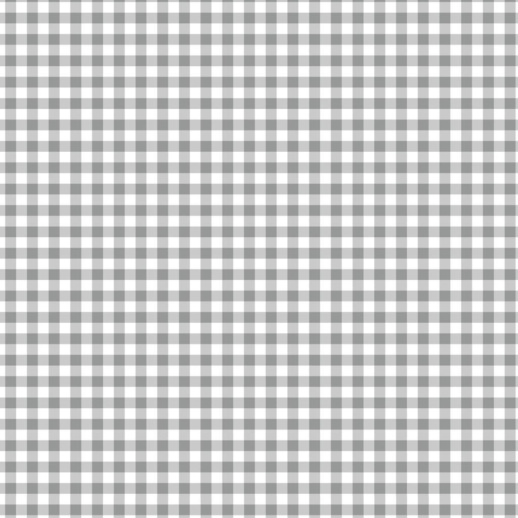 Everyday August Gingham - Gray