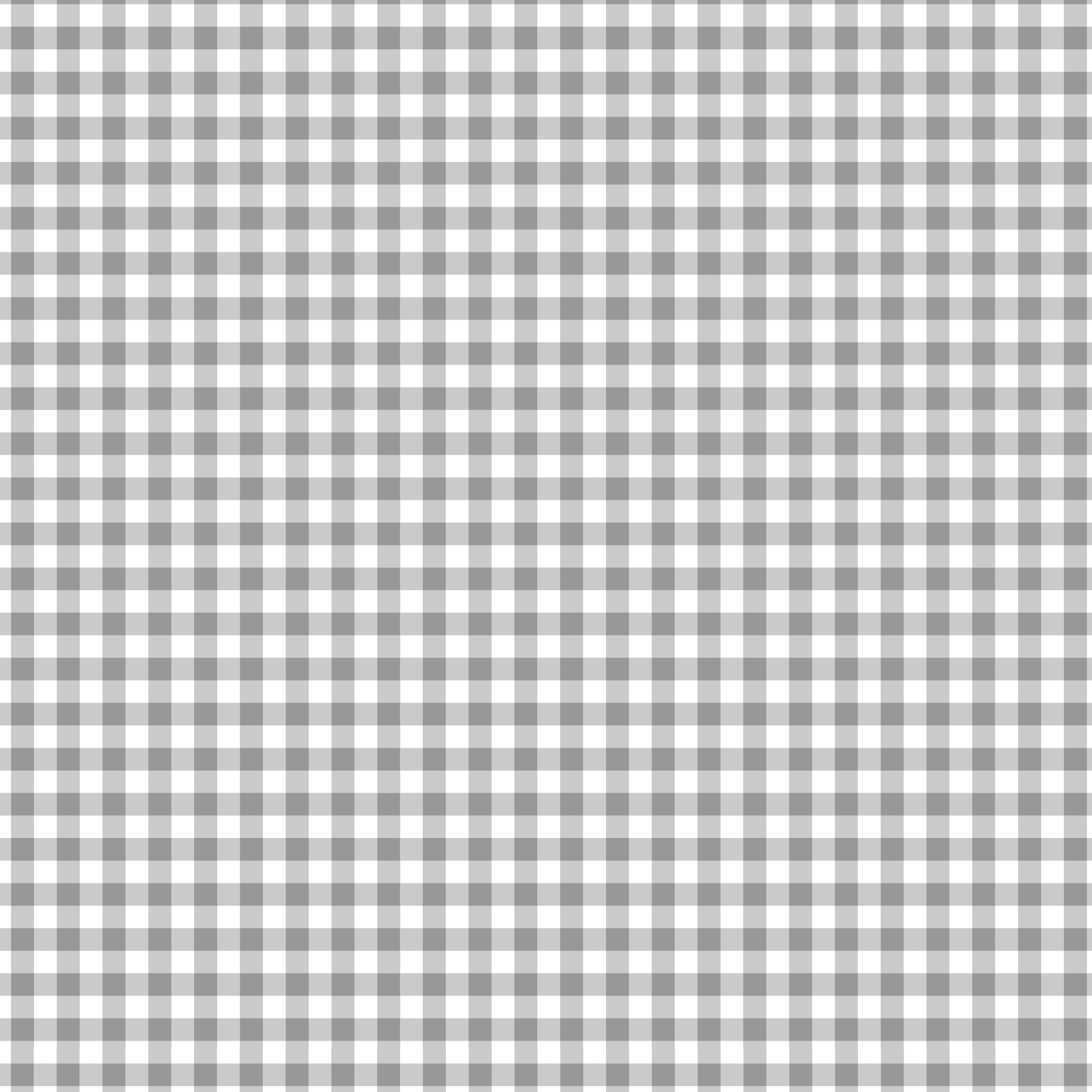 Everyday August Gingham - Gray