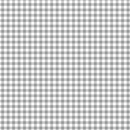 Everyday August Gingham - Gray