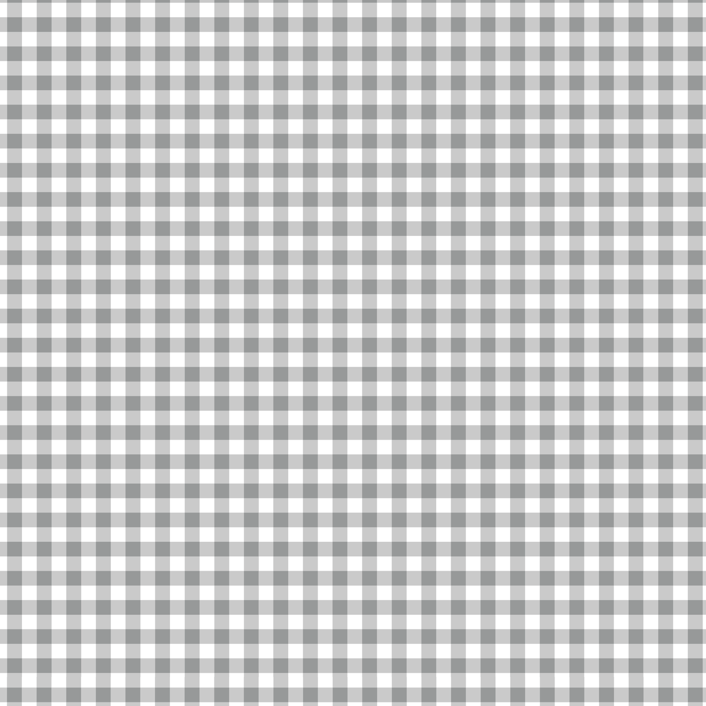 Picnic August Gingham - Gray