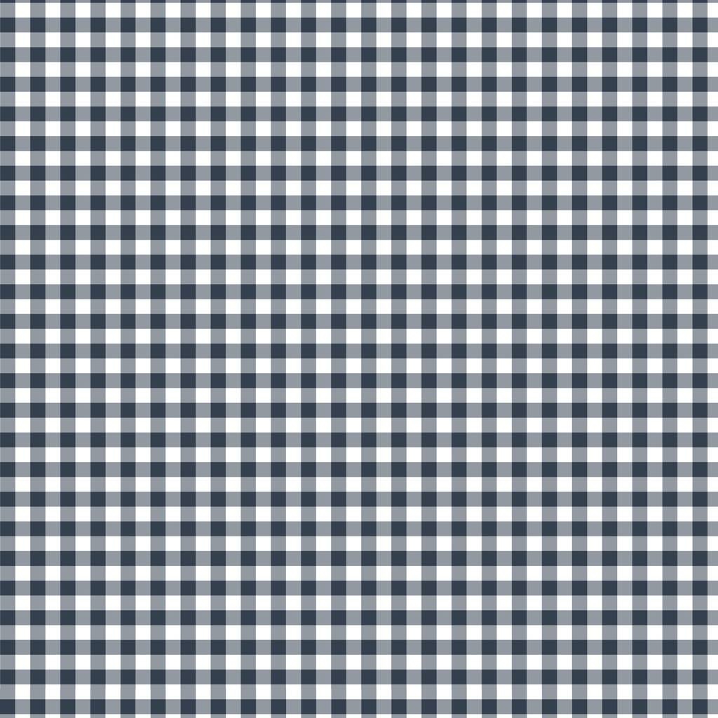 Everyday August Gingham - Navy