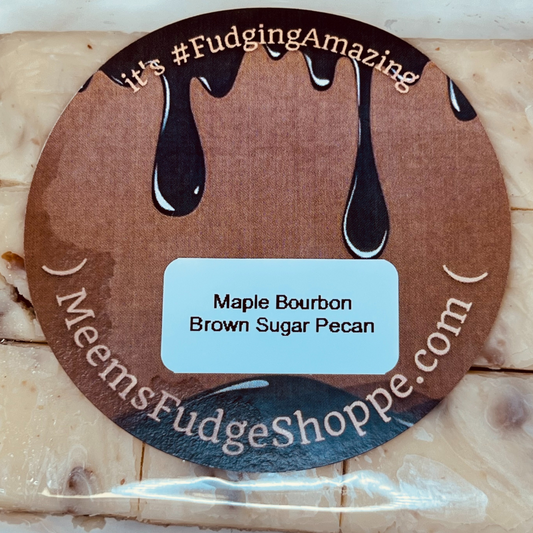 Handmade Maple Bourbon Brown Sugar Pecan Fudge | Meem's Fudge Shoppe