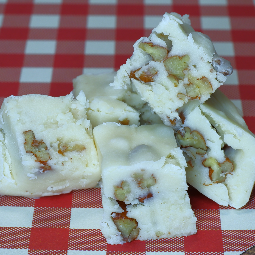 Handmade Maple Pecan Fudge with Real Maple Syrup | Meem's Fudge Shoppe