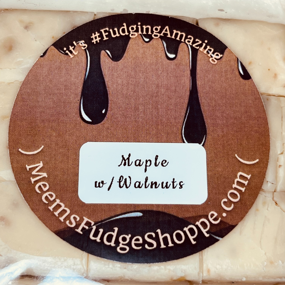 Handmade Maple Walnut Fudge with Real Maple Syrup | Meem's Fudge Shoppe