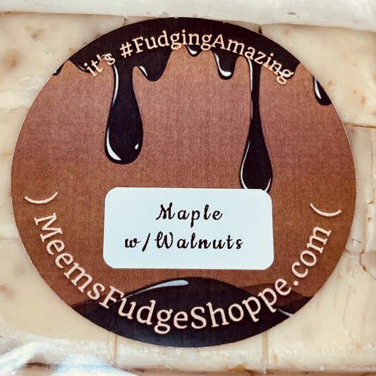 Handmade Maple Walnut Fudge with Real Maple Syrup | Meem's Fudge Shoppe
