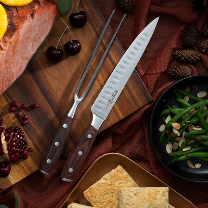 Avanta Pakkawood Knife Block Set - 10 Piece