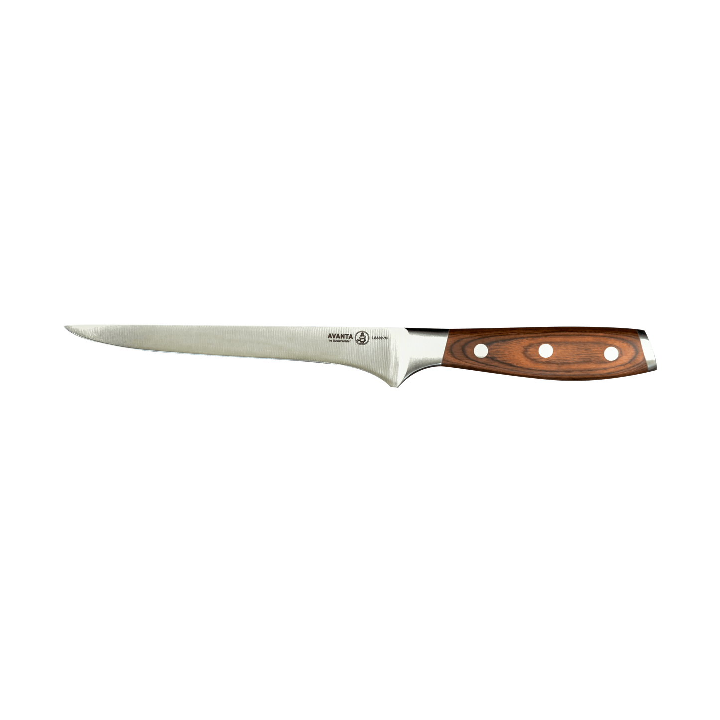 Avanta Pakkawood Flexible Boning Knife - 7"