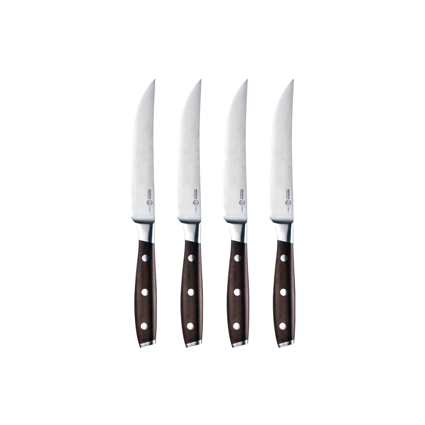 Avanta Smoked Teak Steak Knife Set - 4 Piece