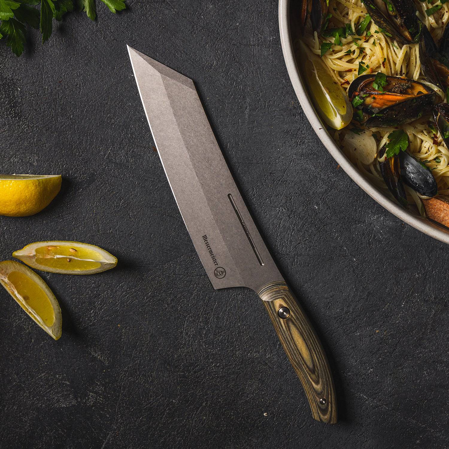 Carbon Bunka Chef's Knife - 8"