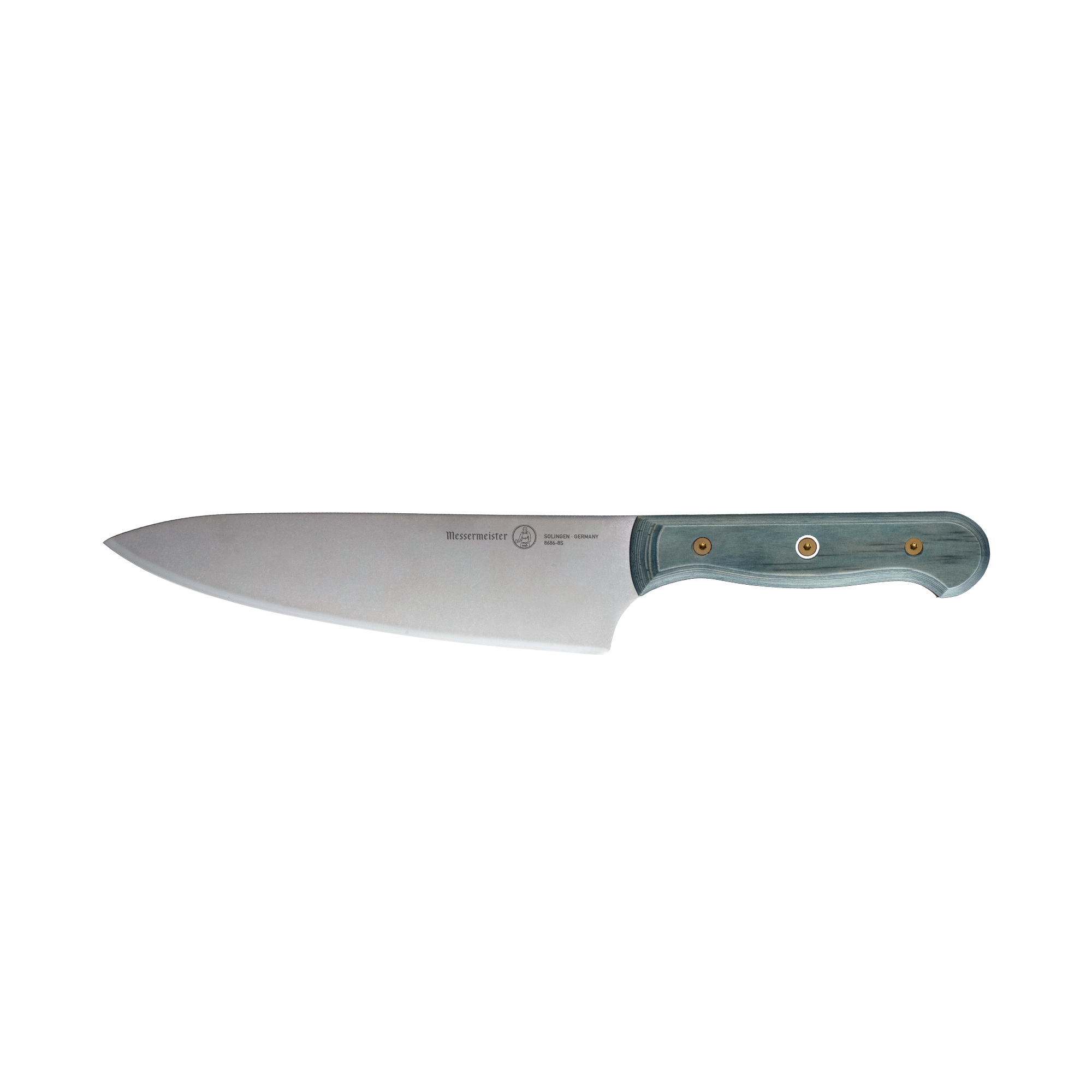 Custom Blue Chef's Knife - 8"