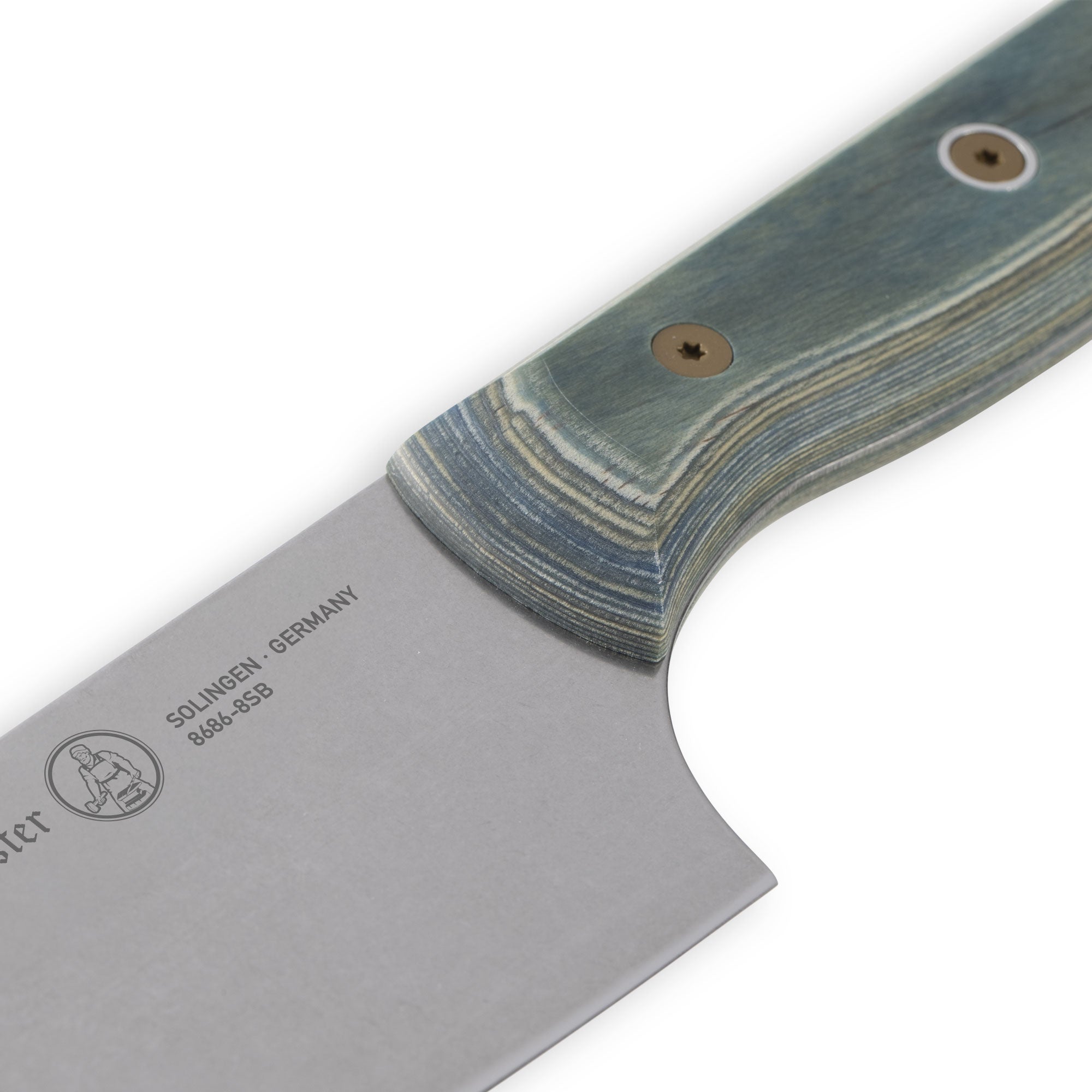 Custom Blue Chef's Knife - 8"