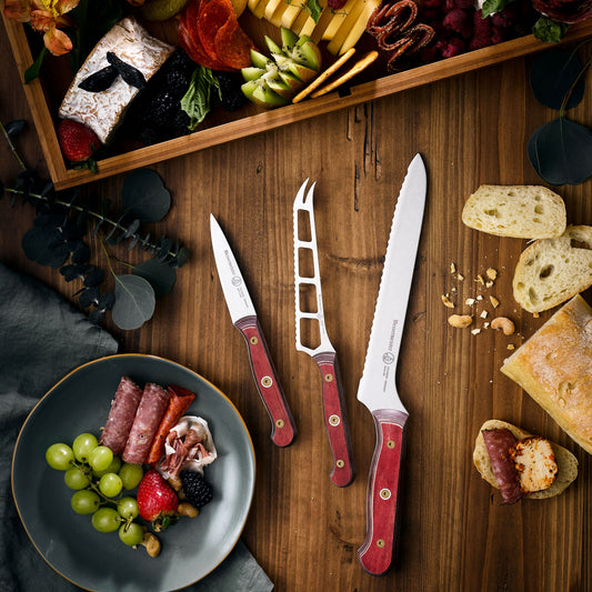 Custom Red Cheese & Tomato Knife - 5"