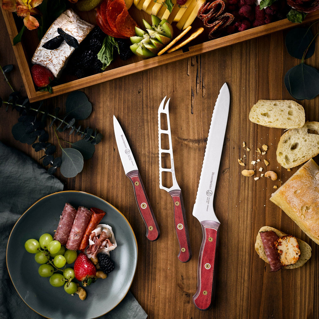 Custom Red Paring Knife - 3.5"