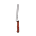 Custom Red Scalloped Offset Knife - 8"