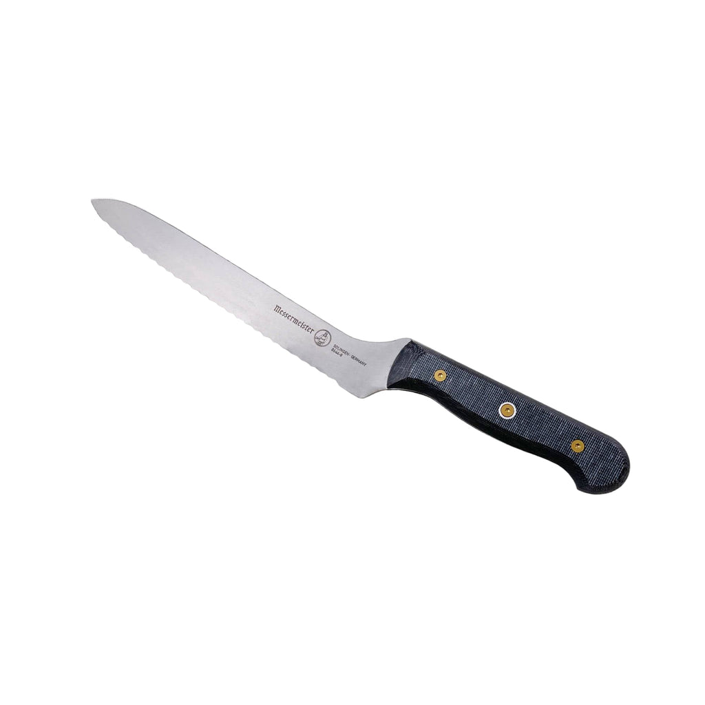 Custom Scalloped Offset Knife - 8"