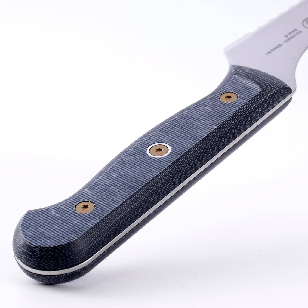 Custom Scalloped Offset Knife - 8"
