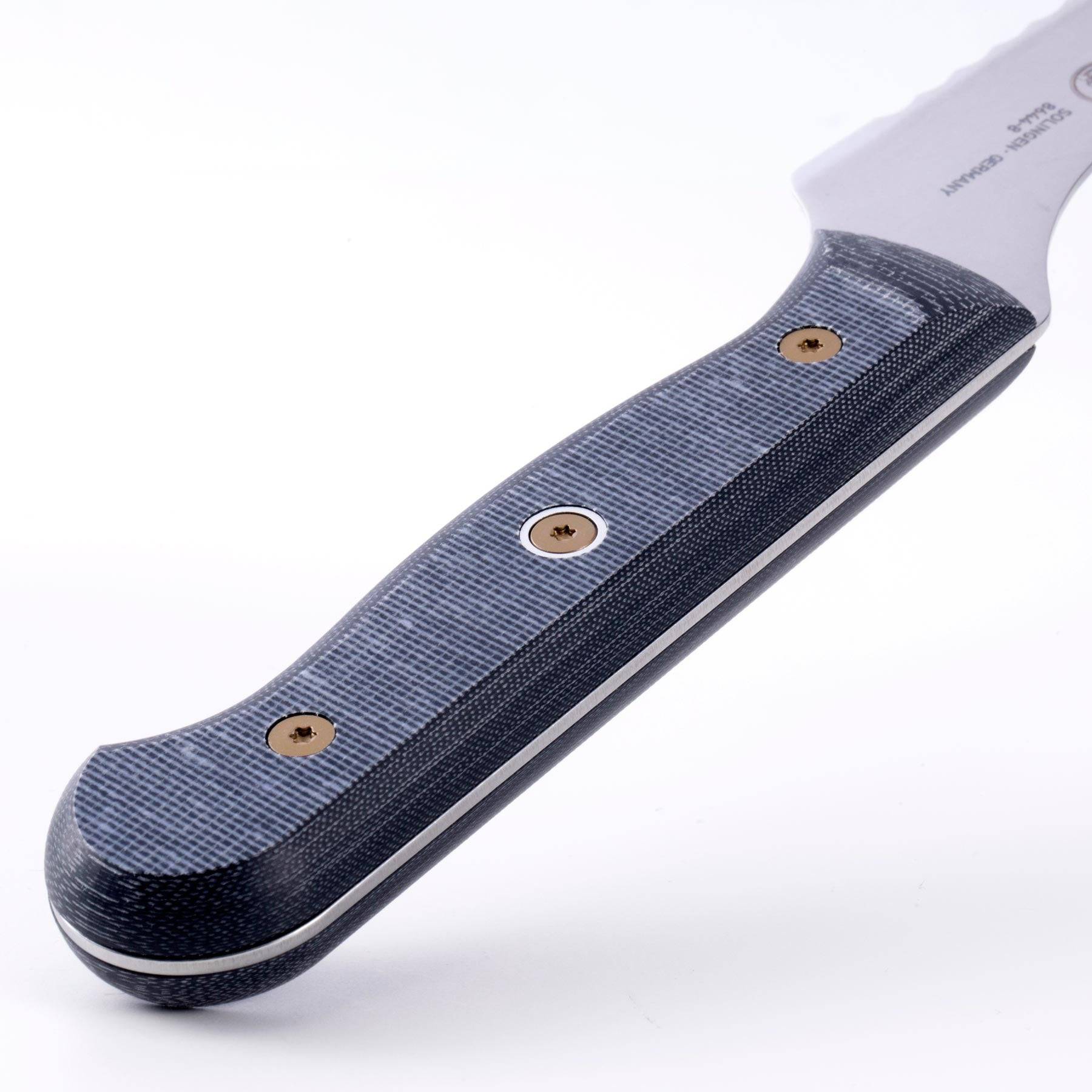 Custom Scalloped Offset Knife - 8"