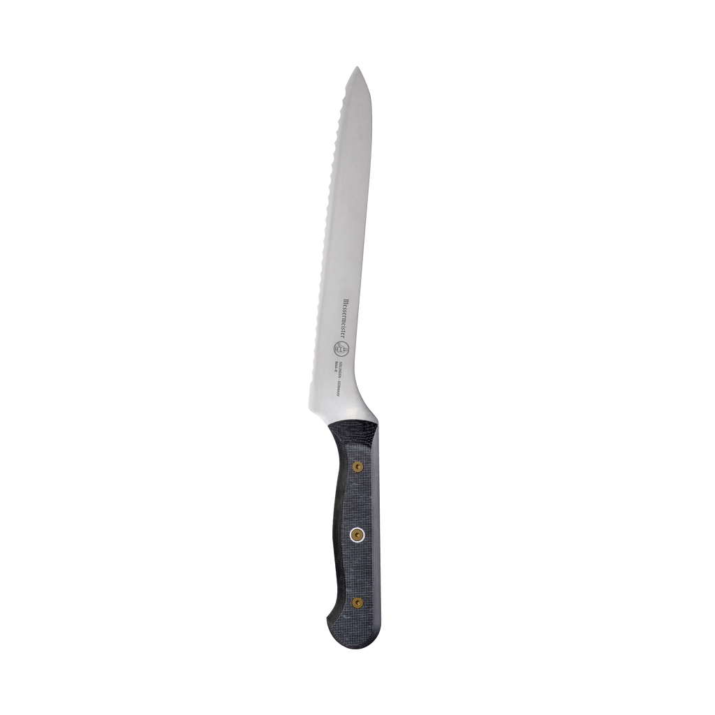 Custom Scalloped Offset Knife - 8"