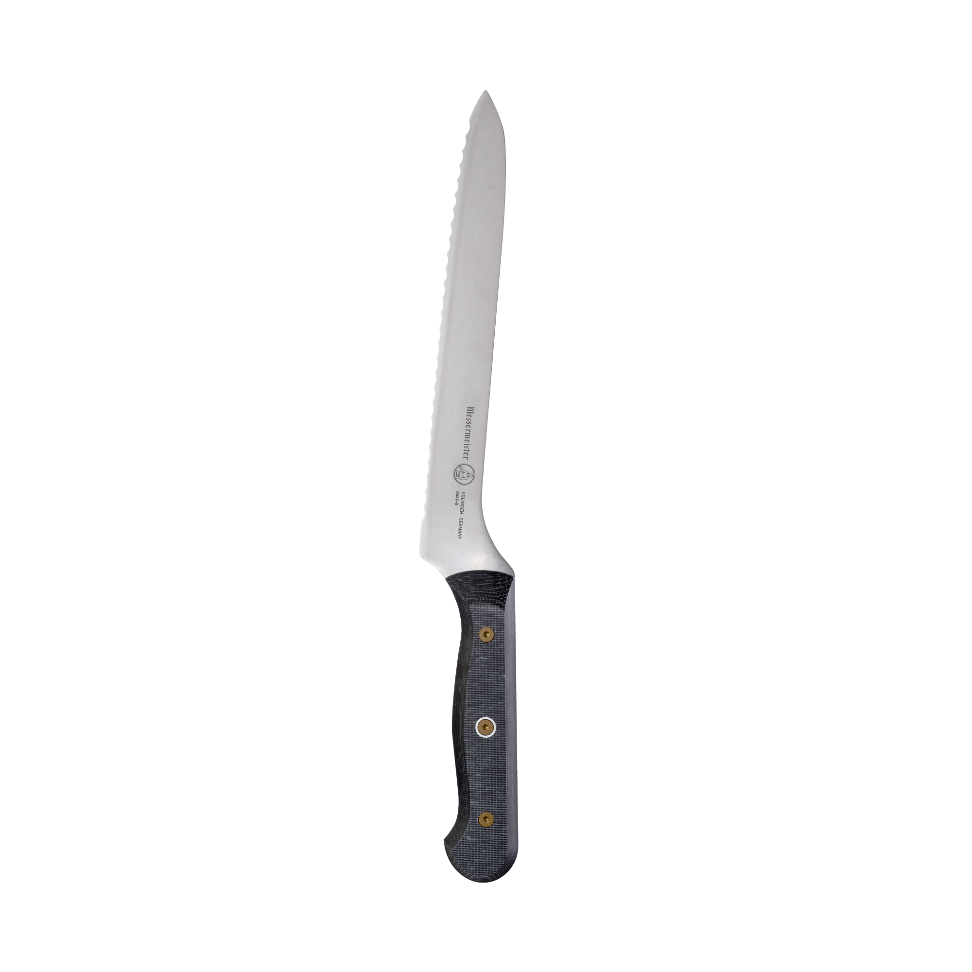 Custom Scalloped Offset Knife - 8"