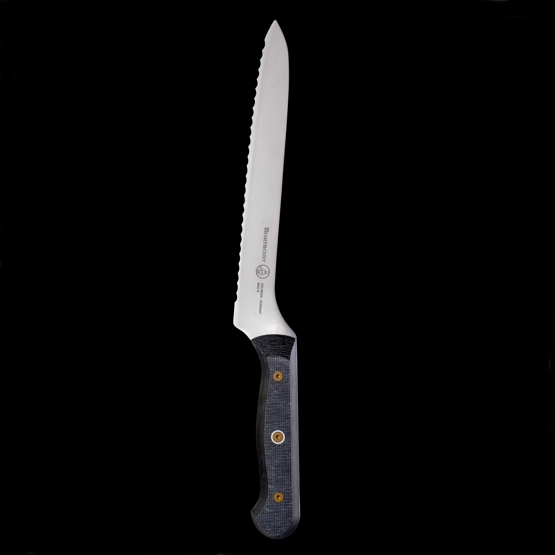Custom Scalloped Offset Knife - 8"