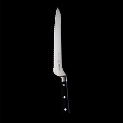 Meridian Elite Offset Scalloped Bread Knife - 8"