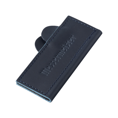 Midnight Navy Leather Magnetic Edge-Guard - 4"