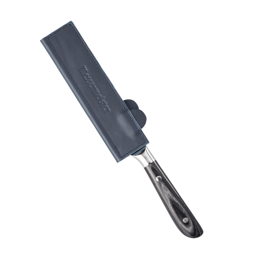 Midnight Navy Leather Magnetic Edge-Guard - 6.5"