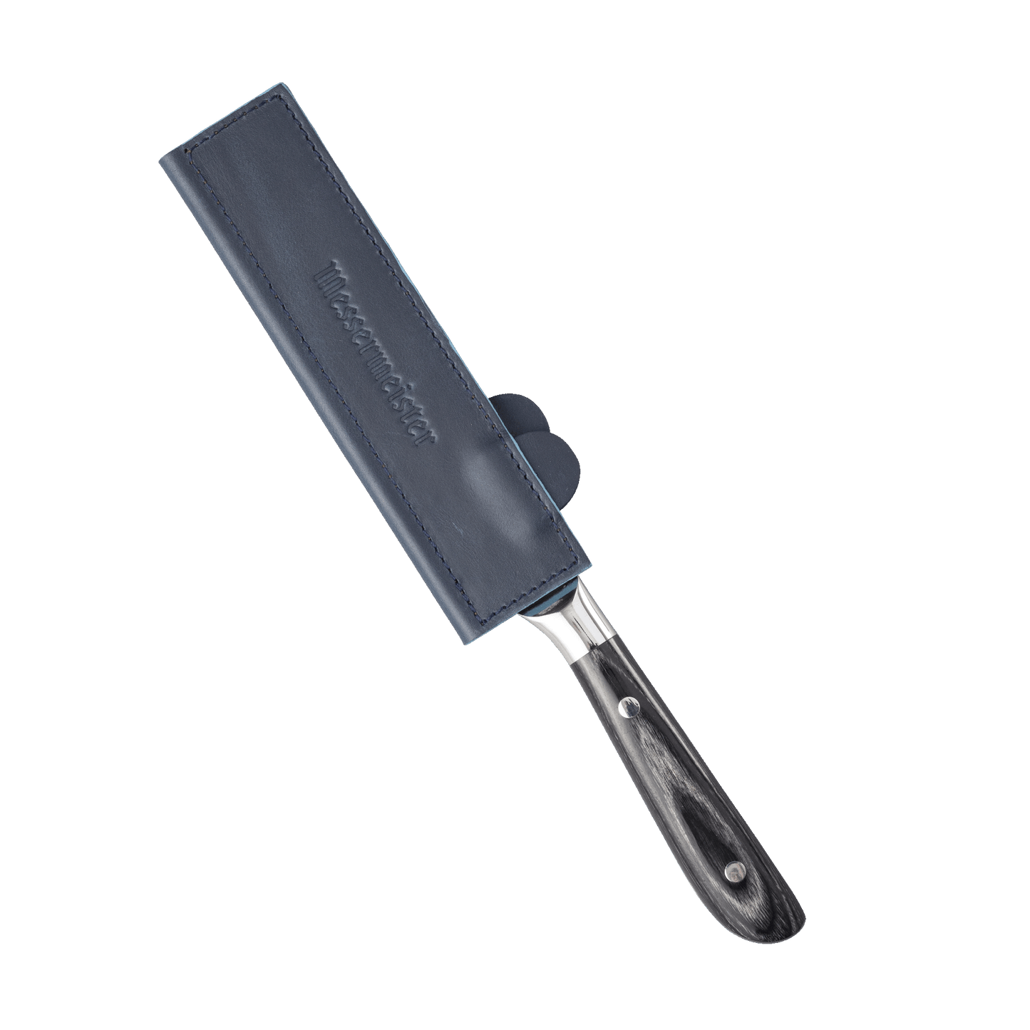 Midnight Navy Leather Magnetic Edge-Guard - 6.5"