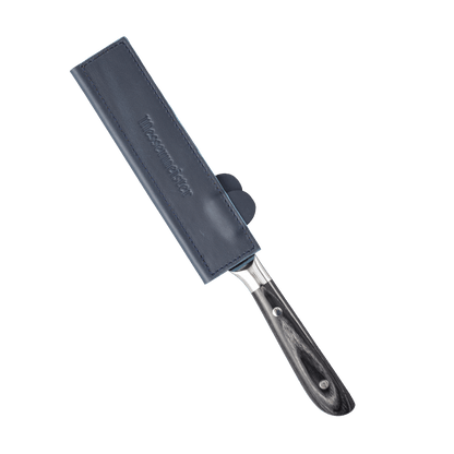 Midnight Navy Leather Magnetic Edge-Guard - 6.5"