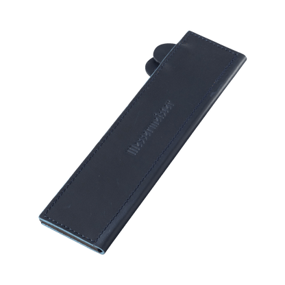 Midnight Navy Leather Magnetic Edge-Guard - 8.5"