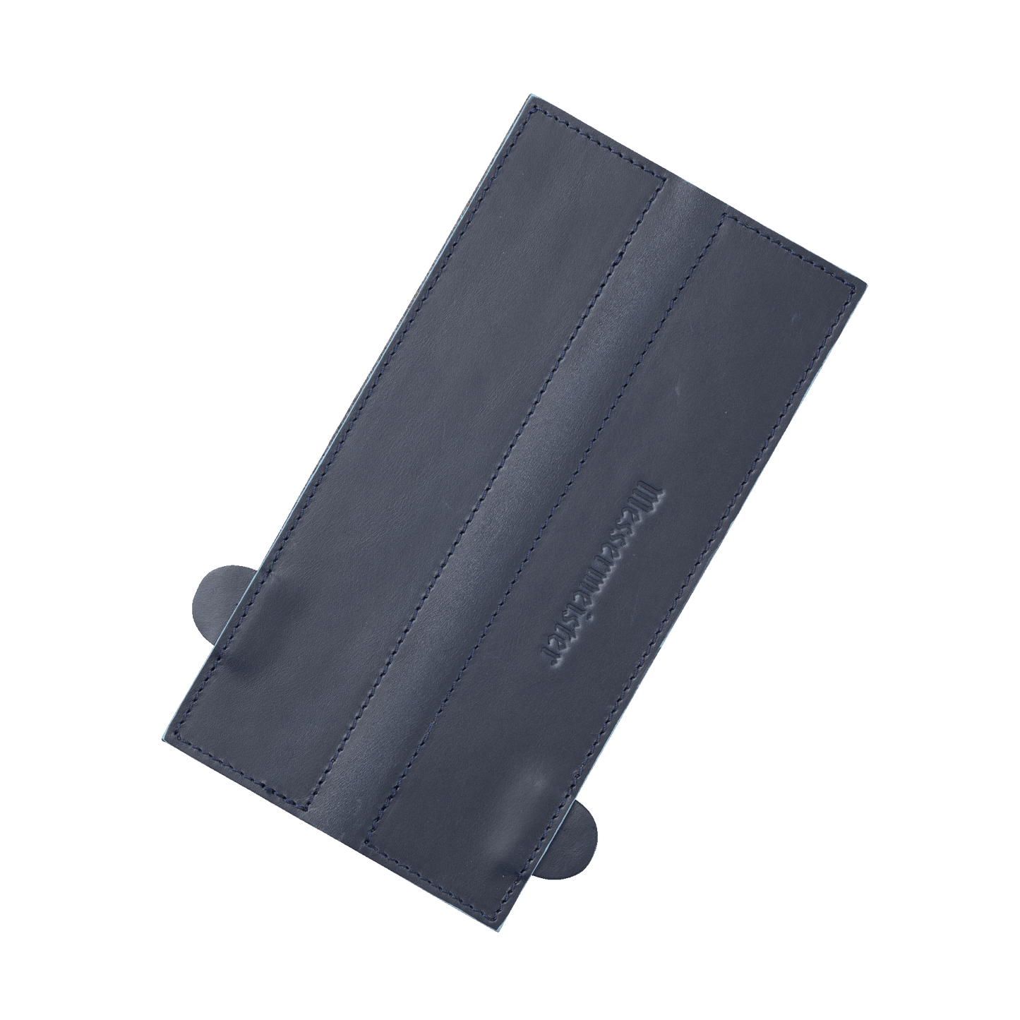 Midnight Navy Leather Magnetic Edge-Guard - 8.5"