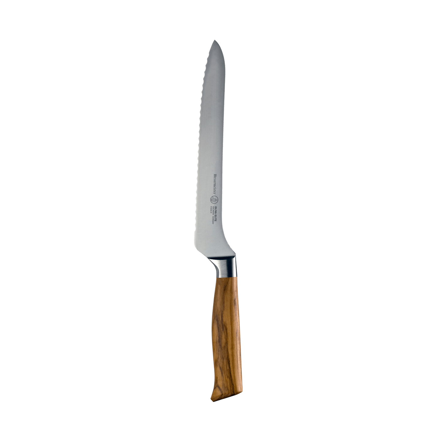Oliva Elite Offset Scalloped Bread Knife - 8"