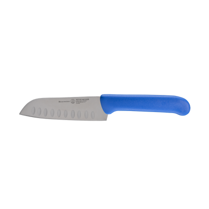 Petite Messer Blue Kullens Santoku Knife - 5"