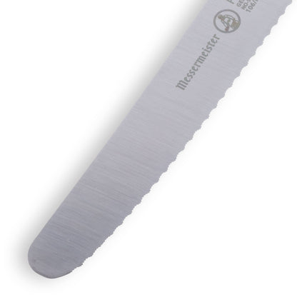 Red Serrated Tomato Knife with Matching Sheath - 4.5"