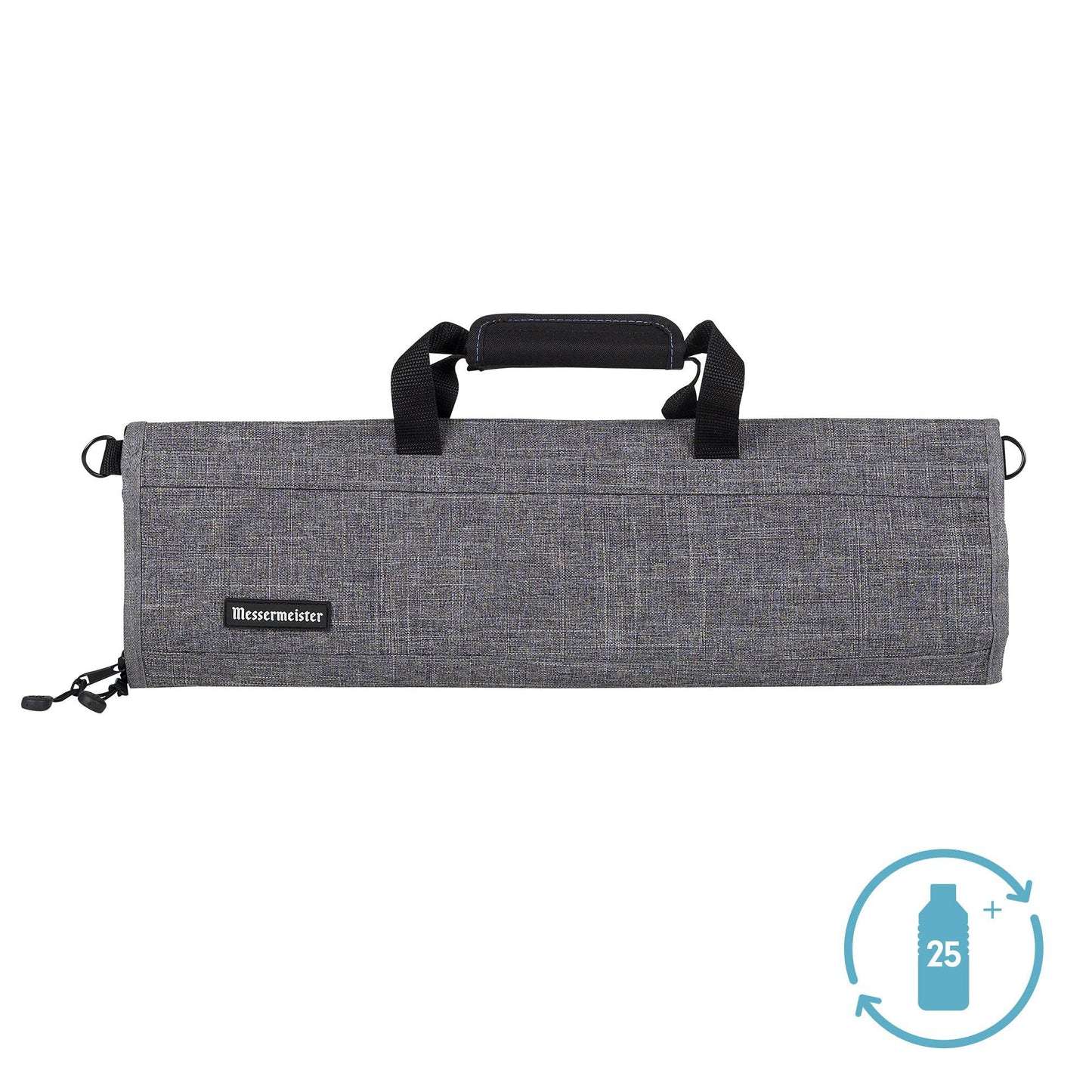 Preservation Heather Gray Knife Roll - 8 Pocket
