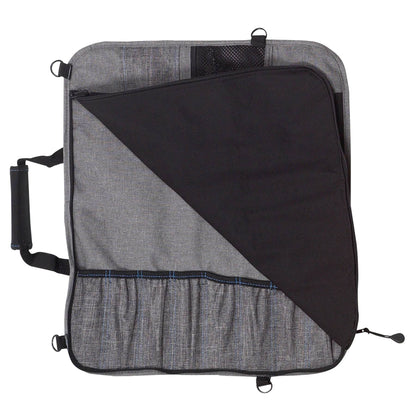 Preservation Heather Gray Knife Roll - 8 Pocket