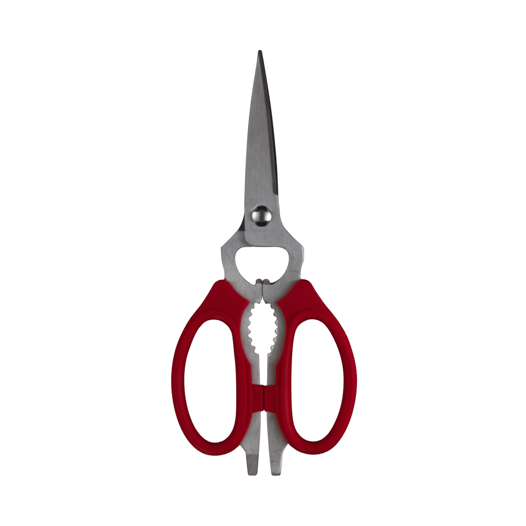 Red Take-Apart Kitchen Scissors - 8"