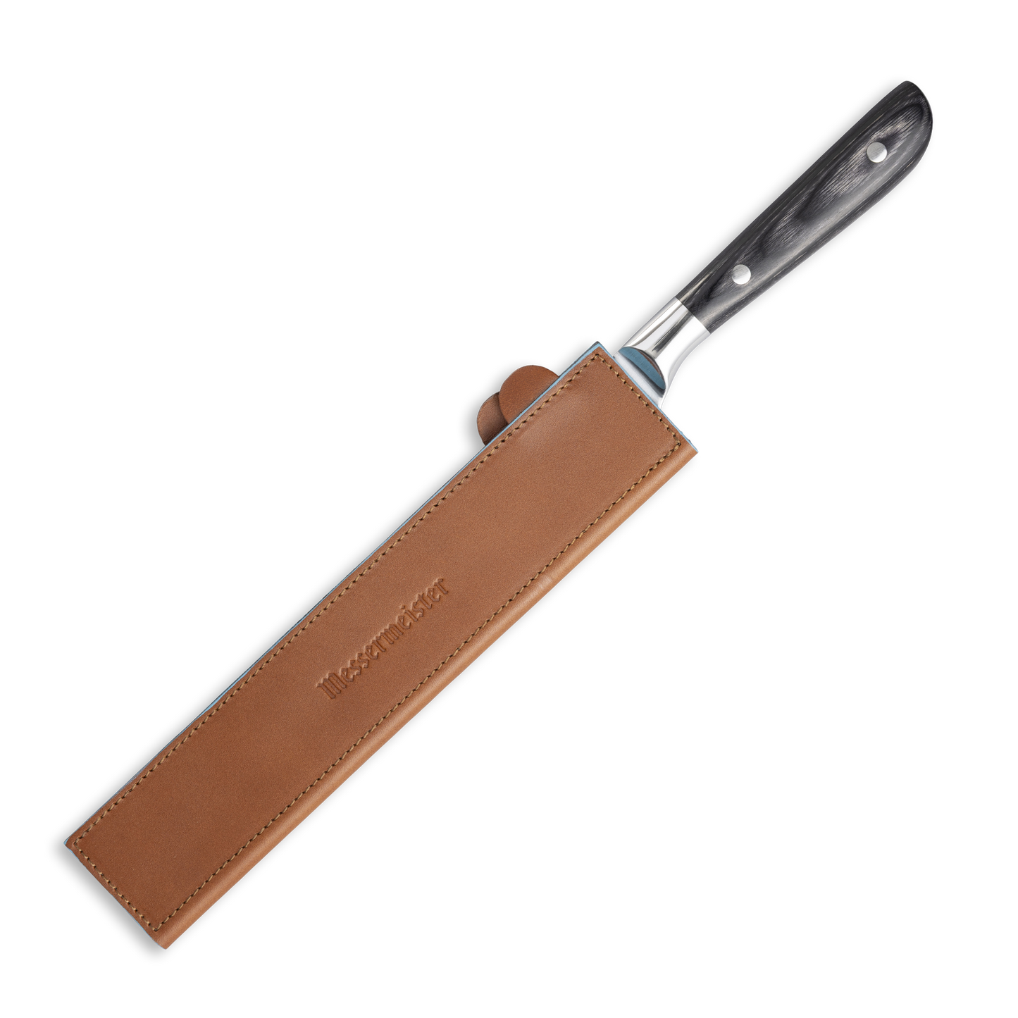 Saddle Brown Leather Magnetic Edge-Guard - 10.5"