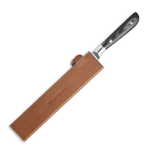 Saddle Brown Leather Magnetic Edge-Guard - 10.5"