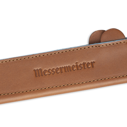 Saddle Brown Leather Magnetic Edge-Guard - 6.5"